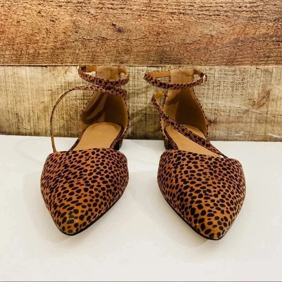 ASOS cheetah Lifetime Pointed Ballet Flats - Picture 5 of 11